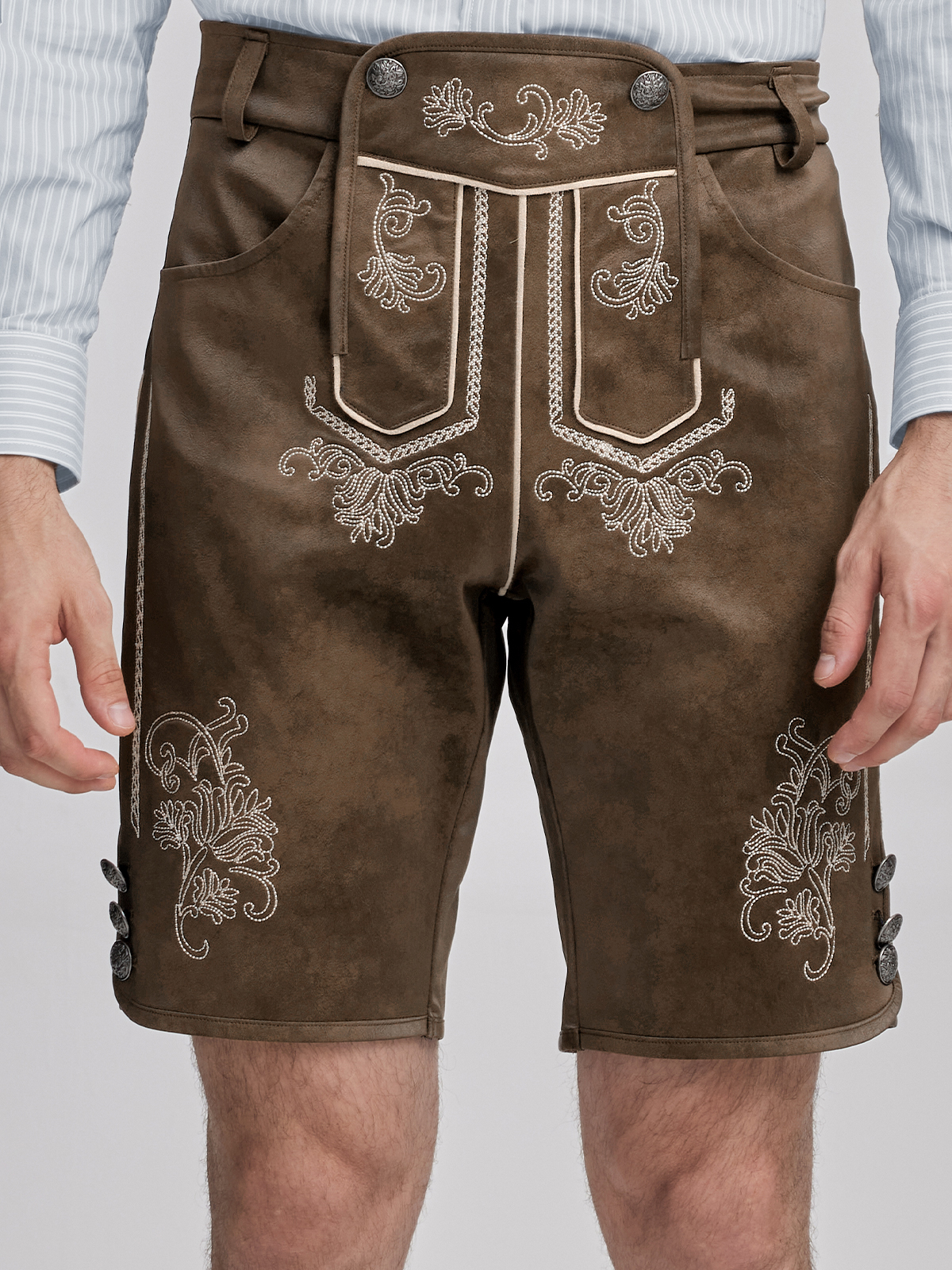 Samt Dirndl Blau