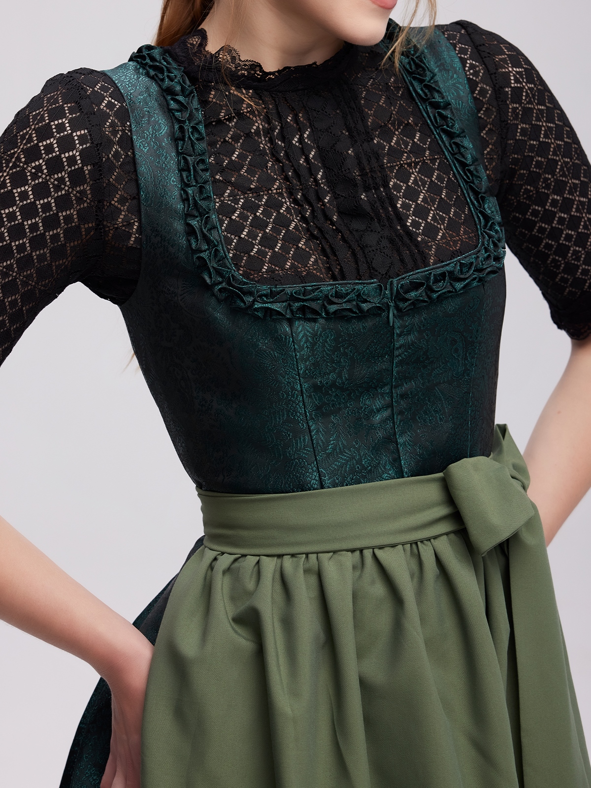 Dirndl Damen Blau