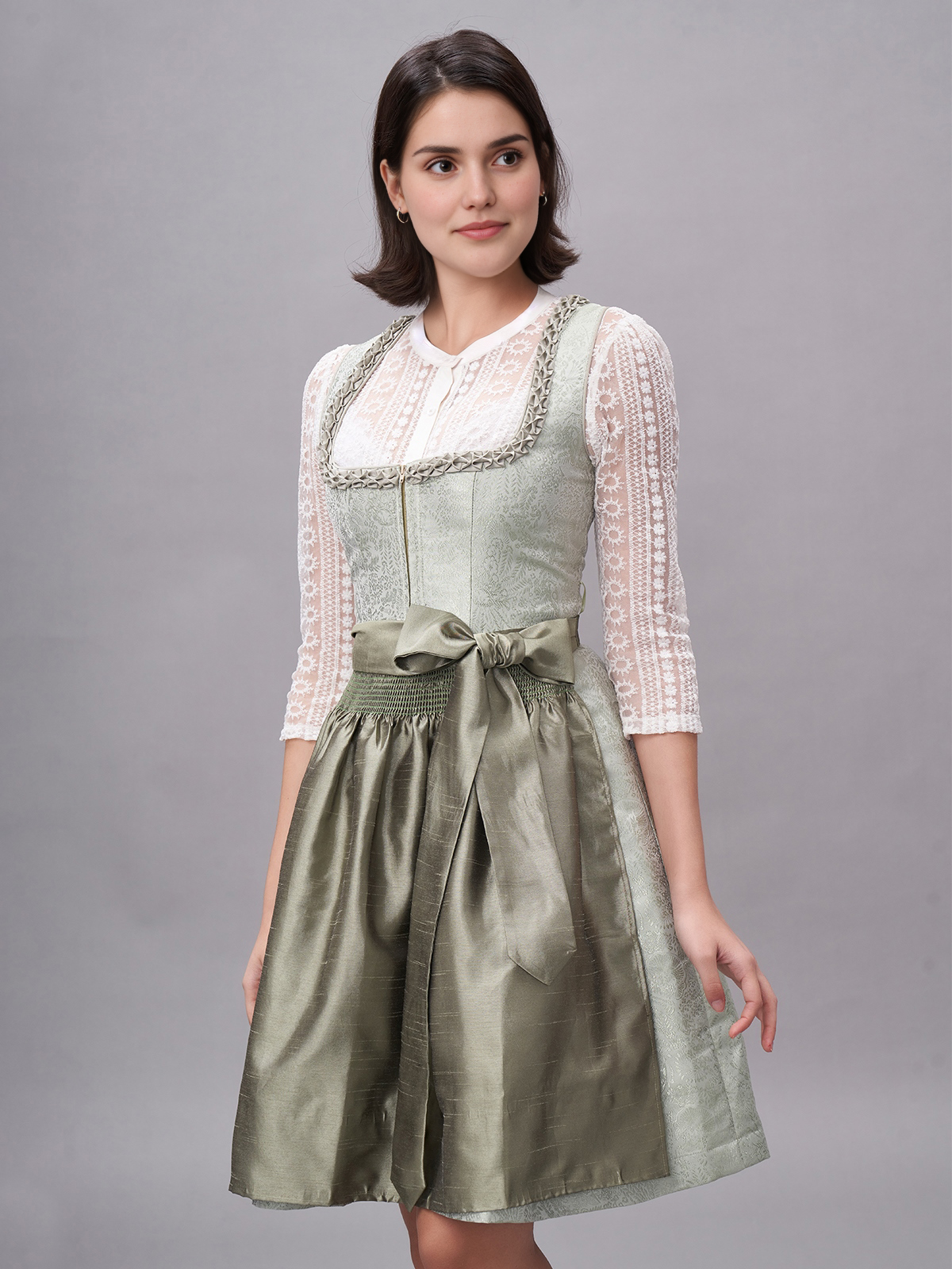 Dirndl Rot Blau